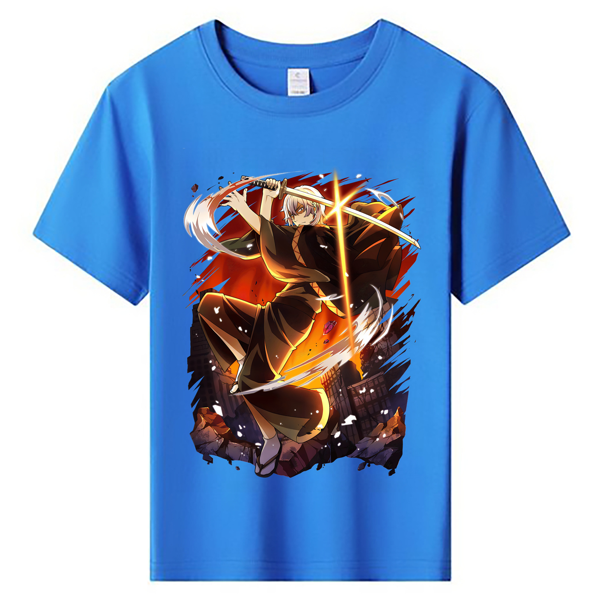 （画像用） 文豪ストレイドッグス Bungo Stray Dogs 綿100％キッズTシャツ（フロントプリント）